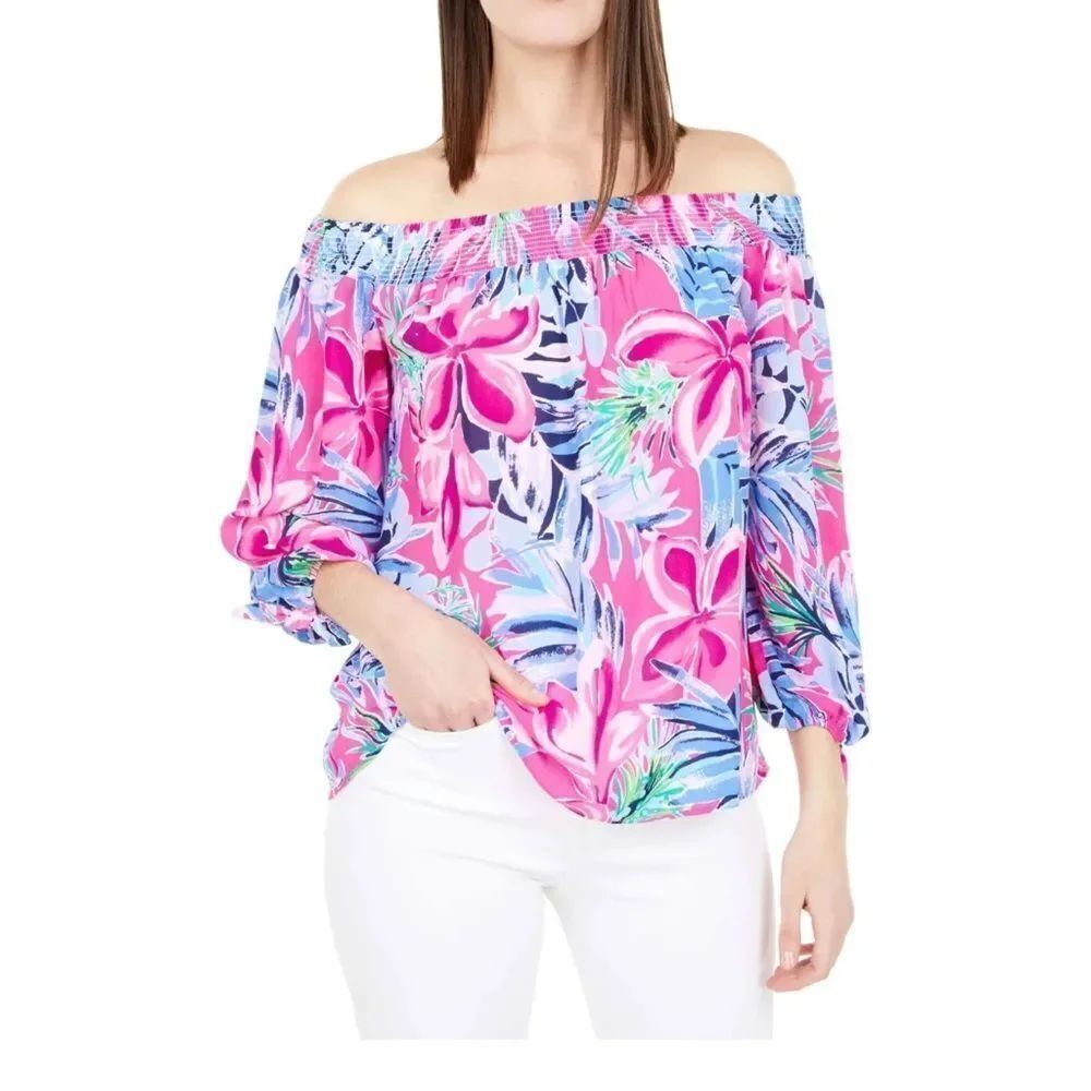 Lily Pulitzer Maryellen off the shoulder Top